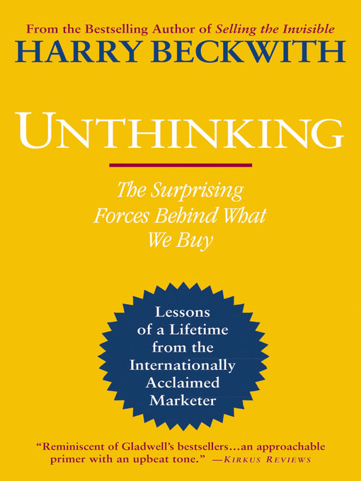 Cover image for Unthinking